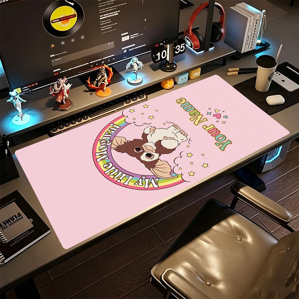 Gremlins Personalized Text Mouse Pad Office Mouse Mats HD Print Desk Pad Non-Slip Rubber Base Office and Gaming Desk Decoration