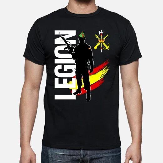 Spanish Foreign Legion Espanola Men Tshirt Fashion Streetwear Fitness Cotton Tshirt Oneck Tees Tops New Oversized T Shirt