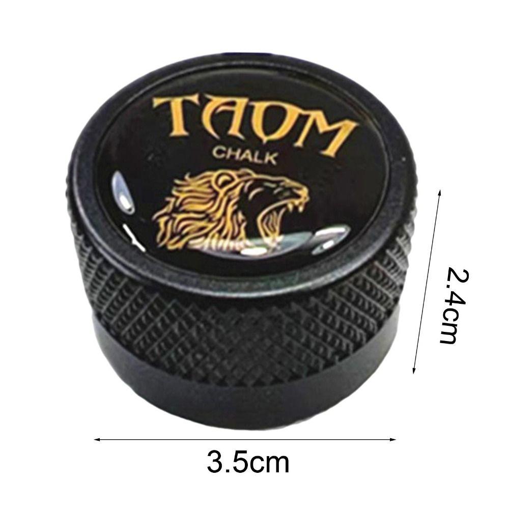 Aluminum Zinc Zinc Alloy Billiard Chalk Storage Round Shaped Chalk Tip Case Pool Chalk Holder Game Rooms