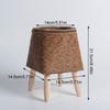Plant Stand Basket Imitation Rattan Flower Stand Flower Shelf Succulent Plants Woven Planter