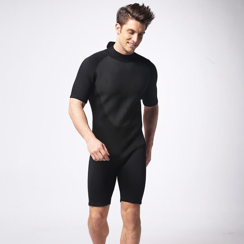Мужской 3мм неопреновый короткий гидрокостюм для дайвинга и серфинга