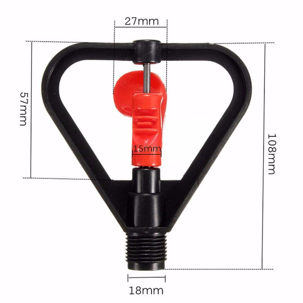 Degree Watering Durable Rotatable Garden Tools Irrigation System Water Sprinkler Head For Lawn Yard