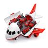 Large Children's Airplane Toy Set with Inertia Toy Cars