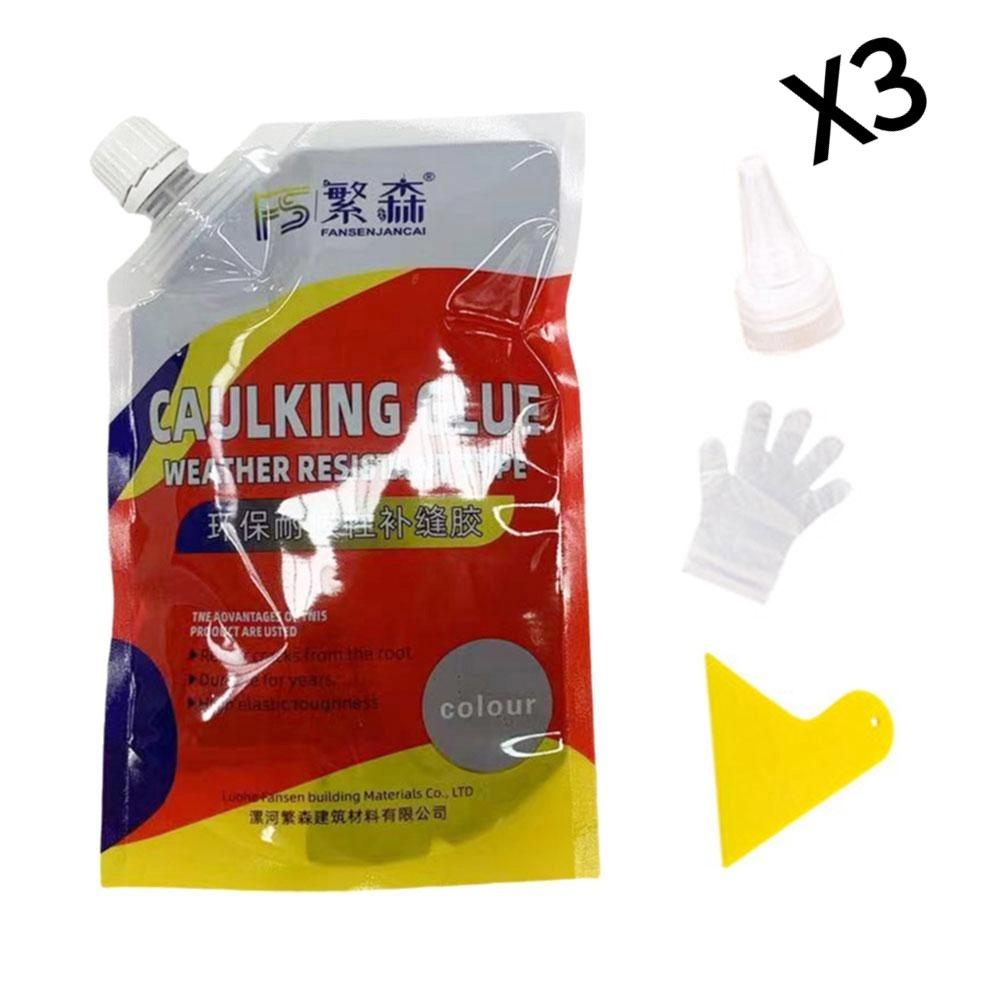 1/2/3 комплекта бетонных плит, водонепроницаемый герметик для ремонта трещин, бетонный водонепроницаемый заполнитель и герметик для ремонта бетона