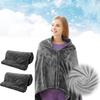 3 Heat Controller Coral Flannel Warm Shawl Winter Heated Blanket Cape Heating Lap Blanket Electric Heating Blanket