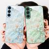 Красивые белые цветы Для Samsung S26 S22 S8 S9 S10 S20 Ultra S21 Pro S22 Plus S23 FE S24Ultra S25 Edge S24+ Стеклянный чехол для телефона