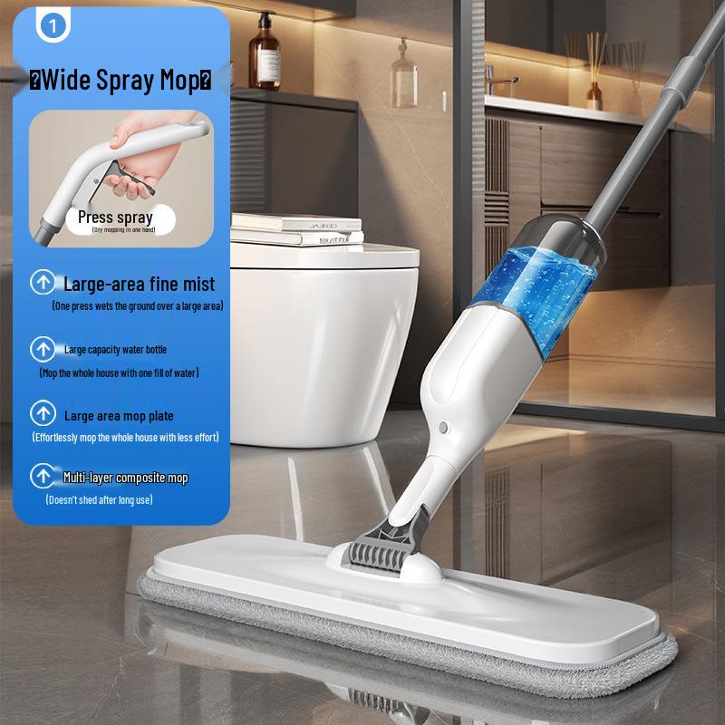 Wanben Dual-Use Spray Mop for Wooden Floors - Wet & Dry Household Cleaning Tool