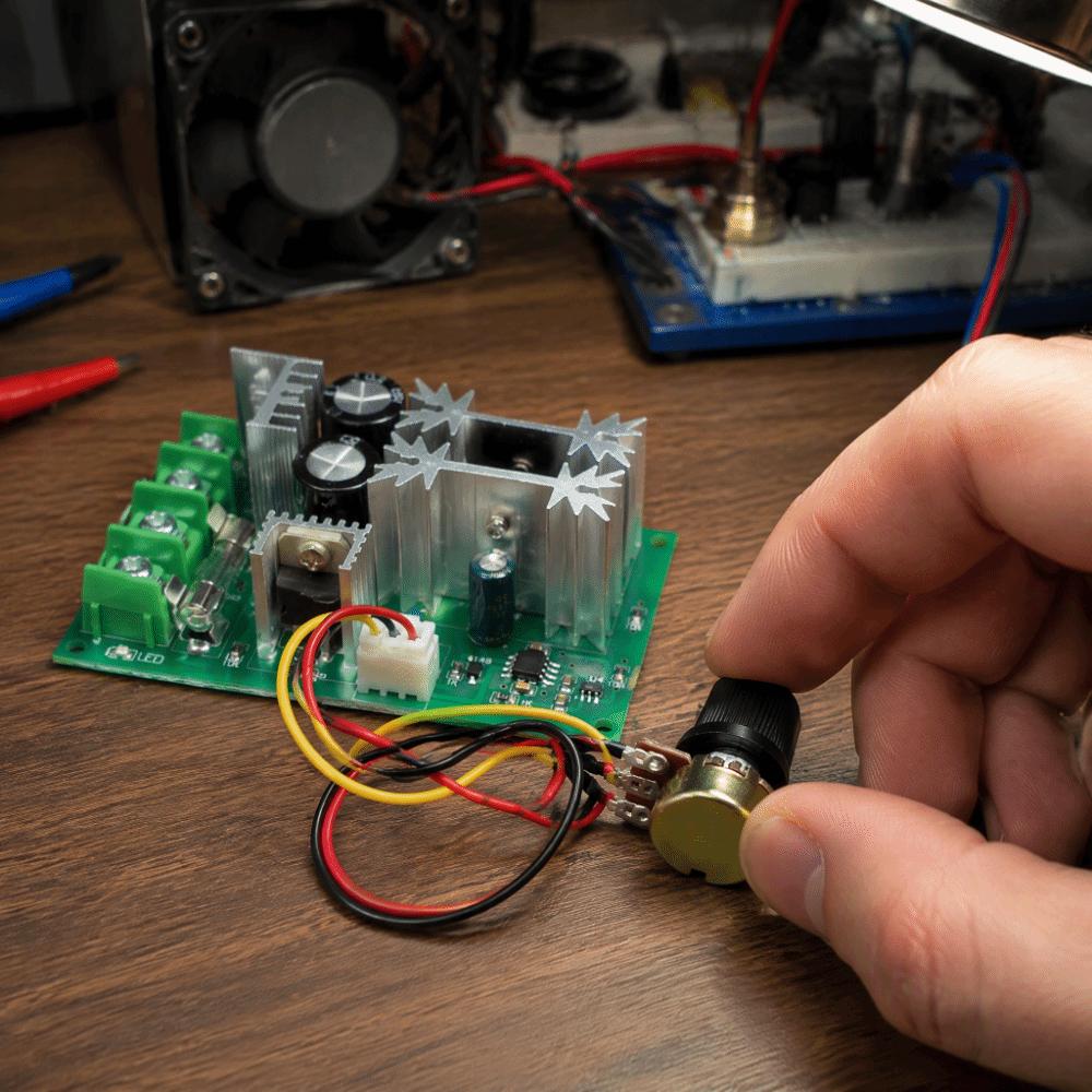 20A Current Capacity PWM DC Motor Speed Controller Pulse Width Modulator Regulator For DC Motors