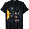 Boys Girls STEM Kids Realistic Space Solar System T-Shirt