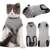Breathable Cat Spay Recovery Suit Soft Cotton Anti Lick Surgical Garment For Post Surgery Wound Protection