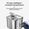 Stainless Steel Portable Automatic Cat Water Fountain Running Stream IPX6 Waterproof Pet Water Dispenser for Birds Multi-Pet Use