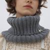 UNDERCONTROL STUDIO NECK WARMER / RIB / LAMBS WOOL / Grey
