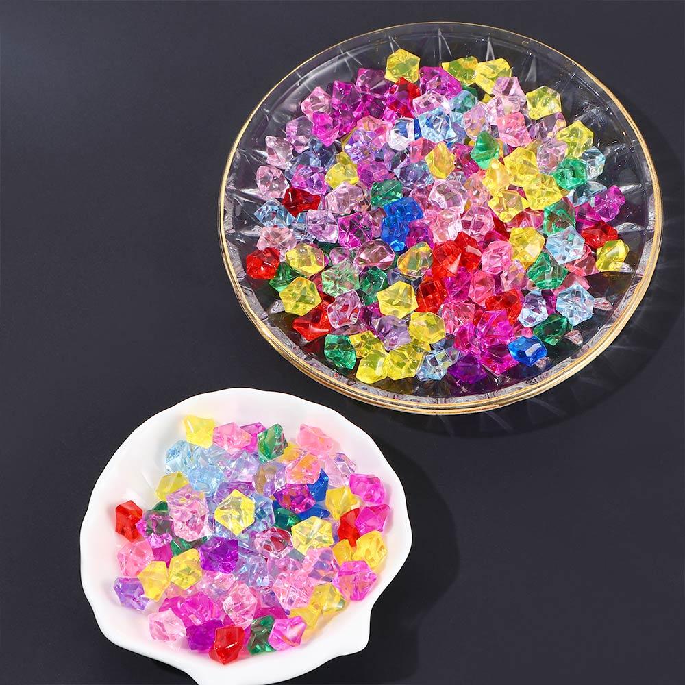 Fish Tank Decoration Crystal Ice Cubes DIY Craft Cobblestones Pebbles Artificial Stones Vase Filler