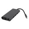 Док-станция 10-в-1 Type-C VGA RJ45 PD HUB Адаптер док-станции