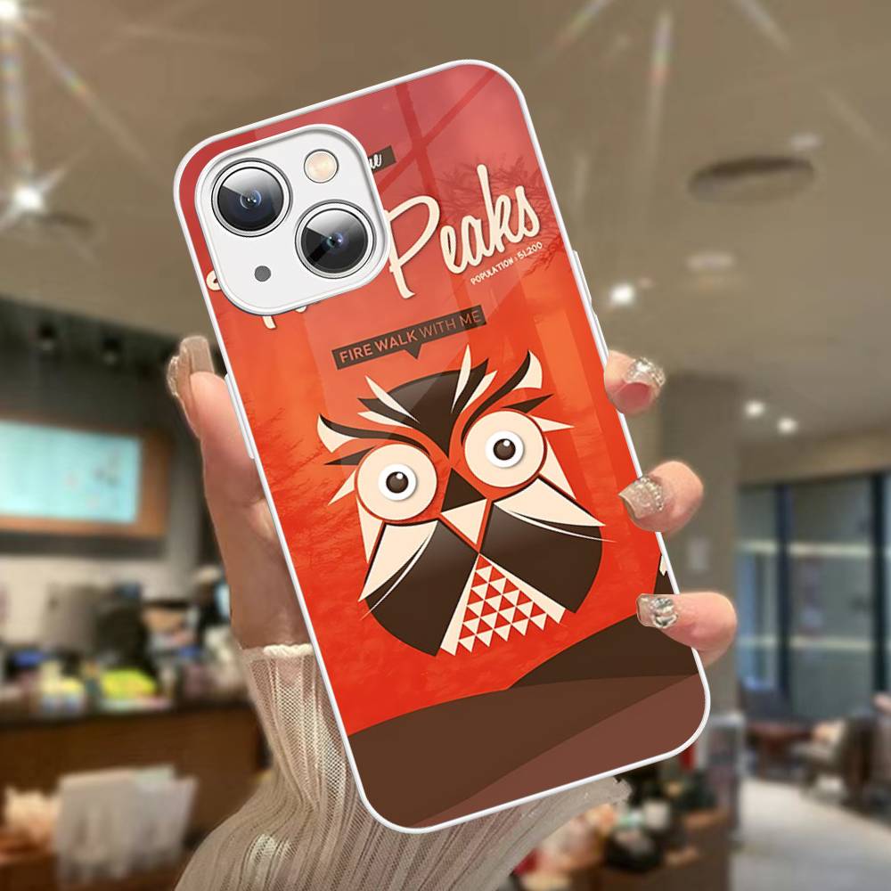 Twin Peaks TV Series Tempered Glass For Iphone 14 13 12 11 Pro Mini XS MAX 14Plus X XS XR Fundas