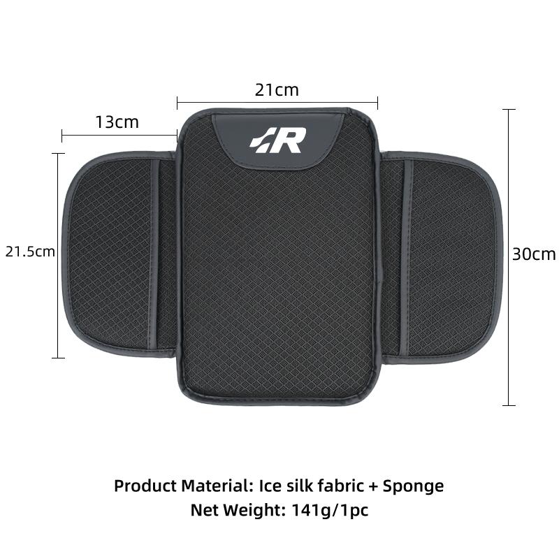 PET1 Valve Stems Caps Car Central Armrest Cushion Box Mat Protective Cover Pad Accessories For Volkswagen VW R Passat Golf Tiguan Po