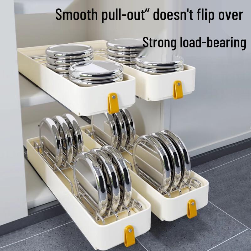 Miling Pull-Out Kitchen Narrow Cabinet Storage Rack