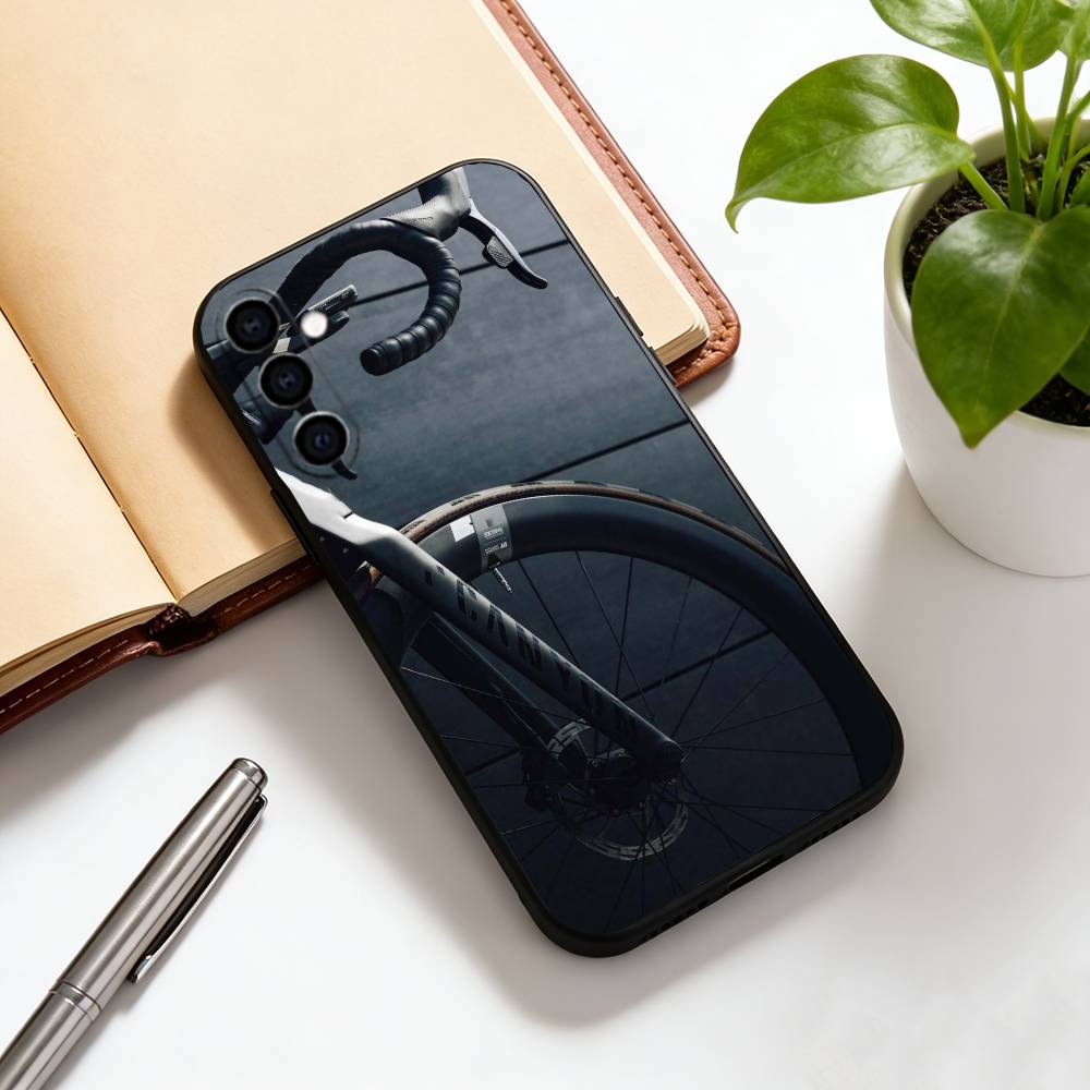 Чехол для телефона для шоссейного велосипеда для Samsung Galaxy A73, A72, A71, A70, A53, A52, A51, Другие Мягкий Черный Чехол