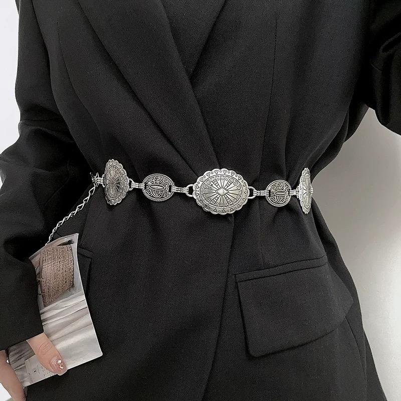 Belt for women new item, niche design, decorative waist chain, versatile retro matching, dress, jeans, belt