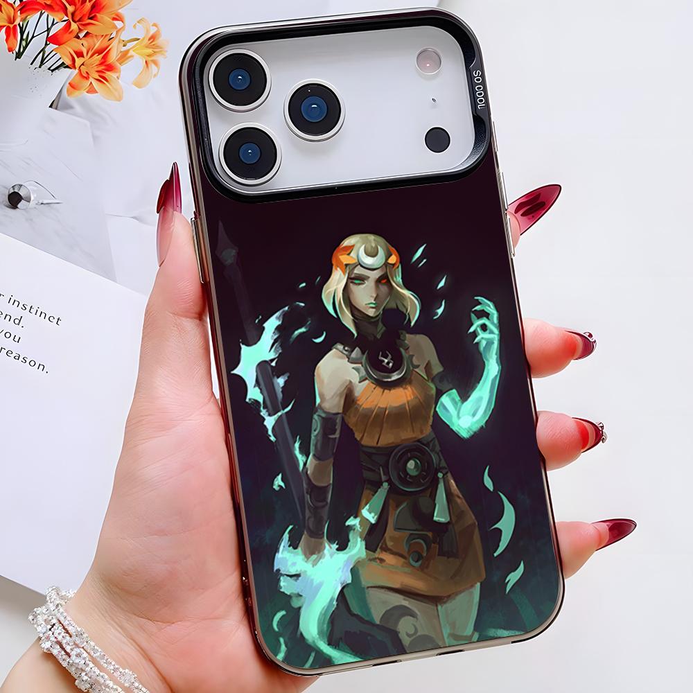 Игровой чехол для телефона H-Hades Ii Для IPhone 17 Pro Max 16 Pro Max 15 14 13 11 12 Mini Xs X Xr 7 8 Plus Se Цвет Серебристый Чехол