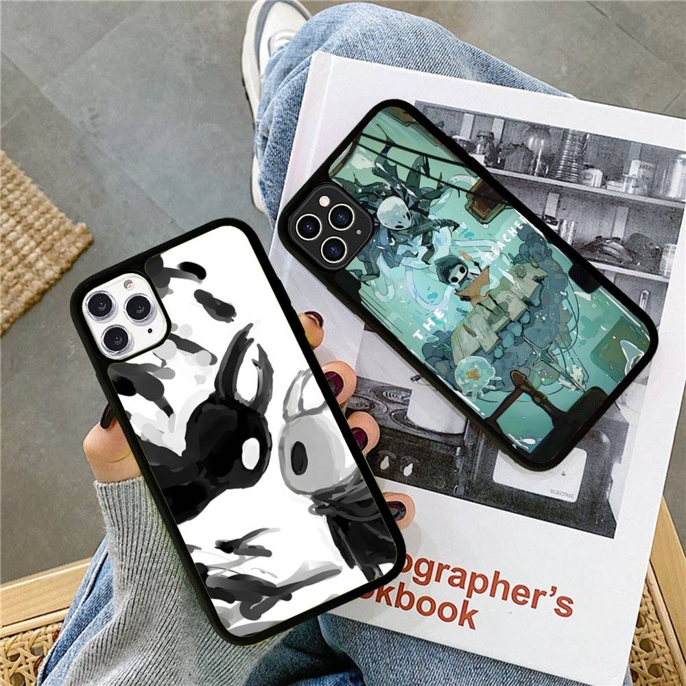 Популярная игра H-Hollow K-Knight S-Silksong Чехол для телефона для iPhone 17 16 Pro Max Air 13 12 Mini 14 15 Plus 11 PC+TPU Задняя крышка
