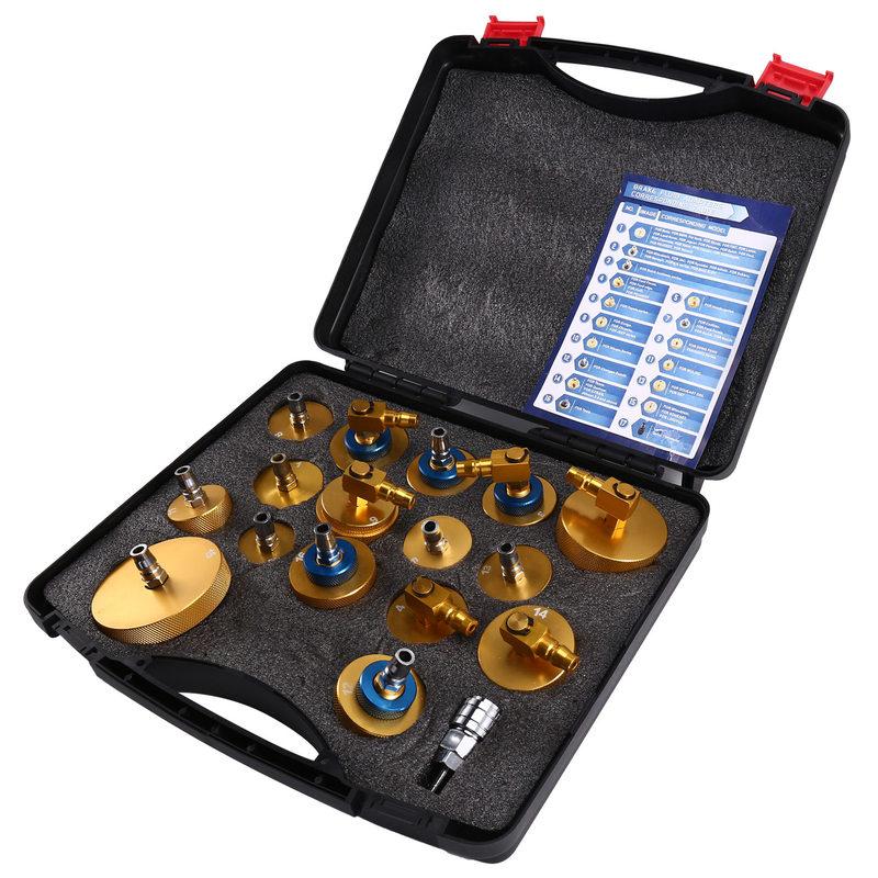 ABMA-Oil Pump Adapter Kit Universal Car Brake Fluid Exchanger Connector 1 Set Auto Repair Tools,Oil Pump Adapter Kit Universal C