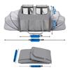 Double Cat Travel Bag Large Capacity Expandable Cat Bags Breathable Outdoor Portable Crossbody Handheld Pet Bag