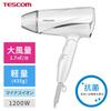 Tescom Hair Dryer Negative Ion Foldable Large Air Volume Lightweight White TD330B-W
