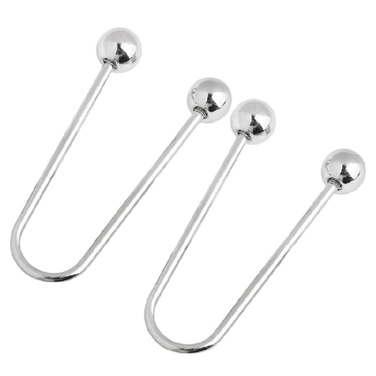 2x Модные металлические спиральные застежки Двойная головка Брошь для украшения Платья Воротник-шаль Одежда Фиксирующие пуговицы Зажим