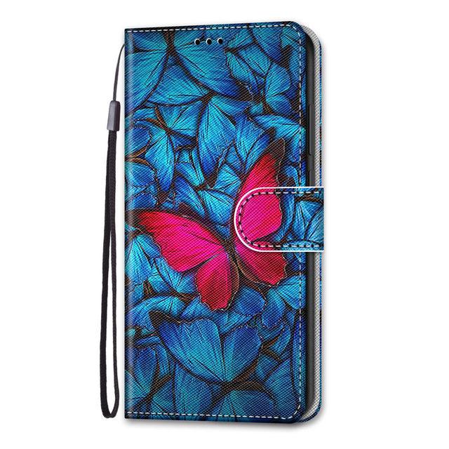 Модный кожаный флип-чехол для Samsung Galaxy S22 Plus Ultra S10 S10e E, персонализированный расписной кошелек, держатель для карт, подставка, обложка для книги