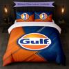 Gulf Print 3Pcs Bedding Set Duvet Cover With Two Pillowcases Soft Bed Linen For Household Bedroom