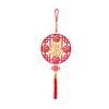 1pc Home Decor Chinese Fortune Characters Tassel Pendant Hanging Ornament Velvet Spring Festival