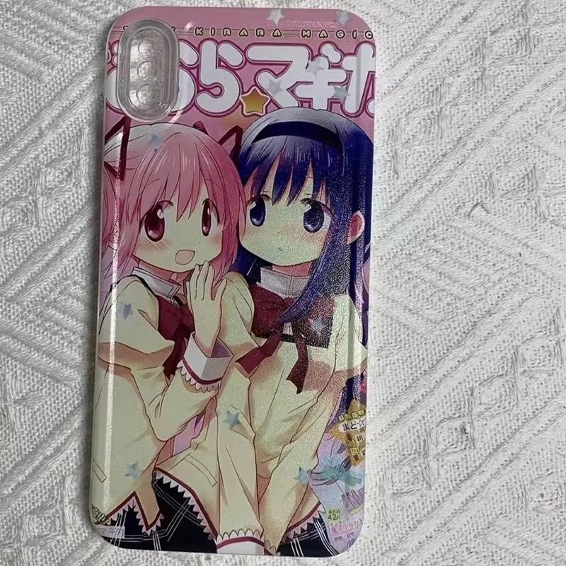 Чехол для телефона Madoka Magica для iPhone 16 e 15 14 13 12 11 Pro Max Plus X XS XR SE 2020 2022 Funda Coque Kaname Madoka