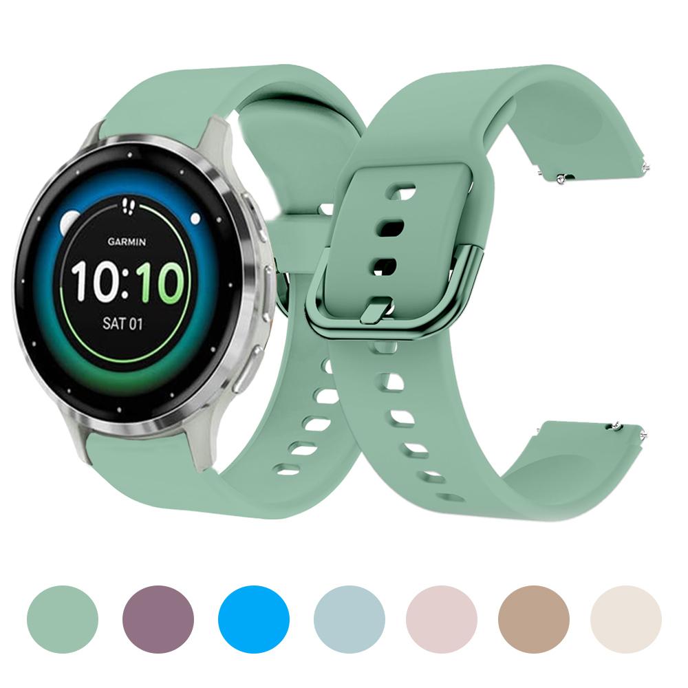 Ремешок для часов Garmin Venu 3S, ремешок 18 мм, цветная пряжка для активного отдыха, силиконовый ремешок для часов Garmin Vivomove 3S/move3S Gary