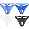 Mens G-string Briefs Lingerie Underwear Low Waist Open Front Pouch Butt Flaunting Fun Thong Ring Supporter Jockstraps UnderpantsGood product