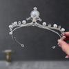 Simple Design Wedding Bride Crown Crystal Rhinestone Princess Crown  Wedding Ceremony