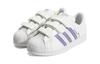 Adidas Originals SUPERSTAR Synthetic Leather Slip Resistant Abrasion Resistant Low top Kids' Skateboarding Shoes HP6217