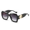 Square Sunglasses, Large Frame Color Matching Glasses, Two Circles Of Sunglasses For Women