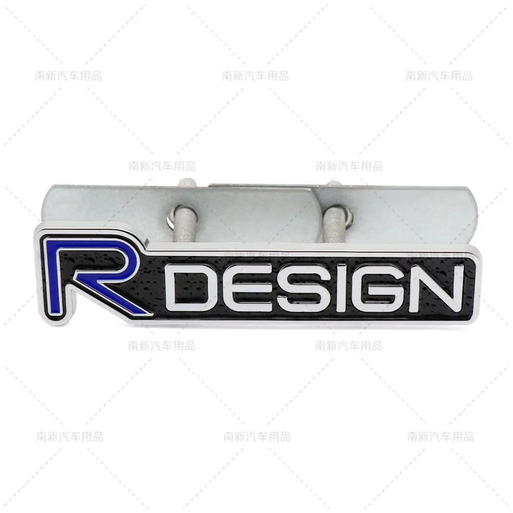 3D Металлическая эмблема R Design Наклейка на решетку радиатора автомобиля Наклейка Декорация Для VOLVO XC40 XC60 XC90 V90 S90 S60 V60 V40 C70