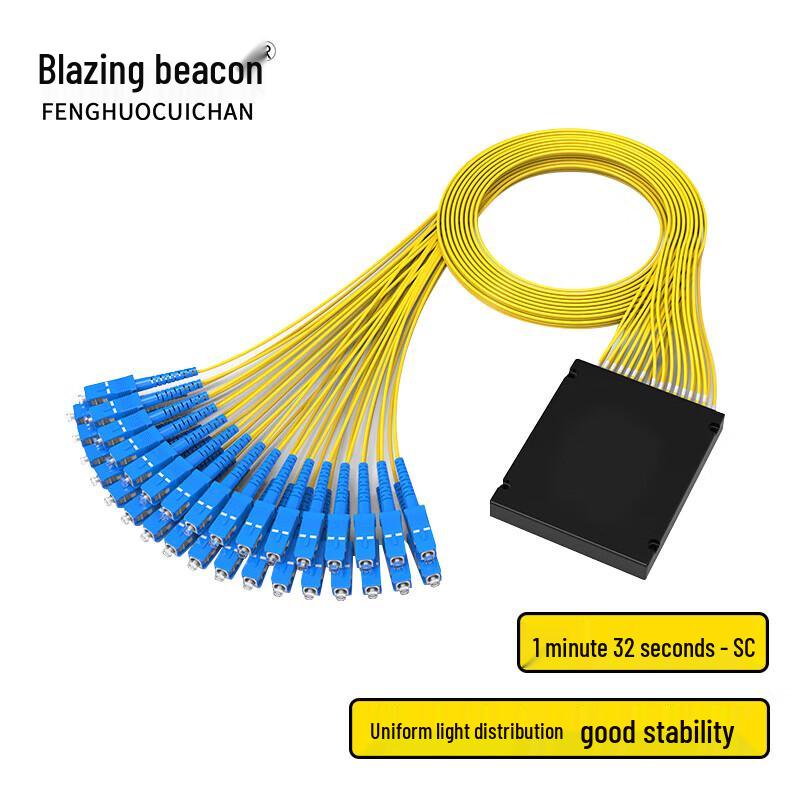 Telecom-grade Single-mode Fiber Optic Splitter