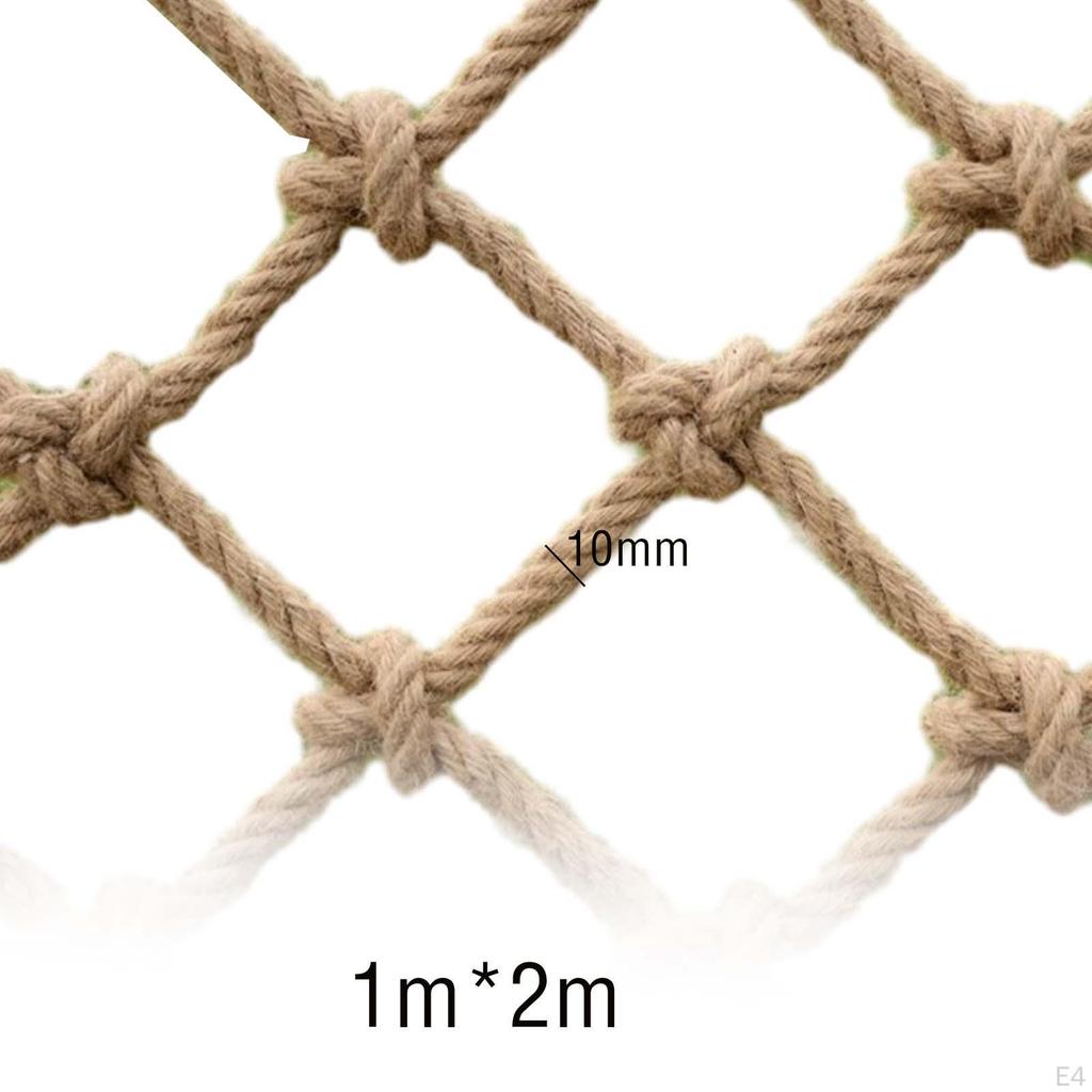 Сетка из пеньковой веревки для детской зоны