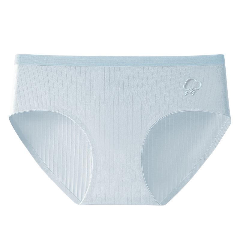 Women's Pure Cotton Seamless Mid-Waist Triangle Shorts - Summer 2024 Collection