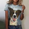 Новая винтажная футболка с принтом собаки из мультфильма для женщин, топ больших размеров, женская трендовая одежда, модная рубашка с короткими рукавами, футболка с круглым вырезом