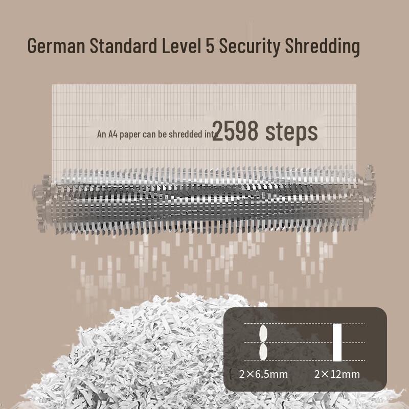 Deli 150-Sheet Auto Feed Micro-Cut Commercial Shredder