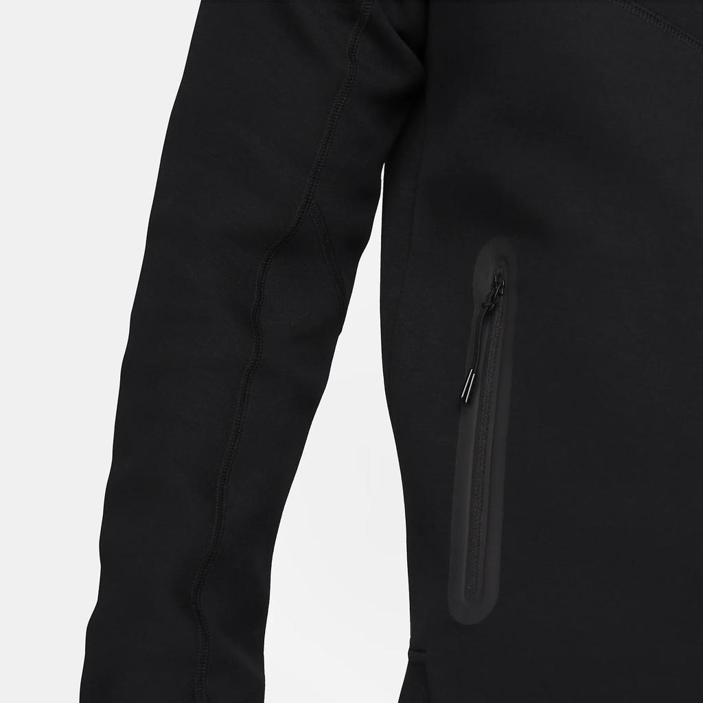 Nike Сплошная спортивная куртка на молнии с капюшоном и двойной молнией Мужские куртки черные FB7922-010