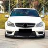 For Mercedes-Benz C Class W204 C180 C200 C250 C300 C350 2011 2013 2014 Automobile Front Bumper Splitter Lip Splitter Body Kit