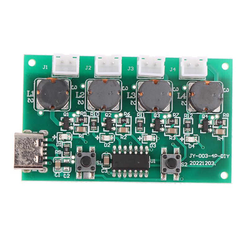 Генератор тумана и плата драйвера 4 распылительные пленки распылителя колеблющиеся 1/5 шт. DC5V Type-C мини-увлажнитель