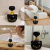 400ml Cat Paw Foam Soap Dispenser Refillable Container Modern Black Kitten Hand Children Plastic Pressing Type Head Bottling
