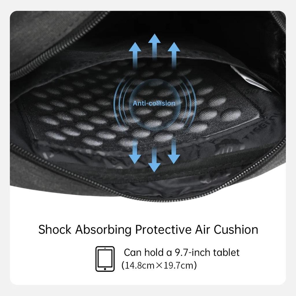 Tigernu High Quality Men's Messenger Bag Mini Business Shoulder Bag Male Casual Crossbody Bag College Travel Sling Bag