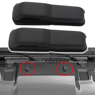 Украшение распылителя капота 68307300AC Крышки петель капота двигателя для Jeep Wrangler JL JLU Gladiator JT 2/4D 2018-2024